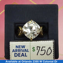 Women's Ring - Yellow Gold 10k (.417) 6.3 grams Size 6