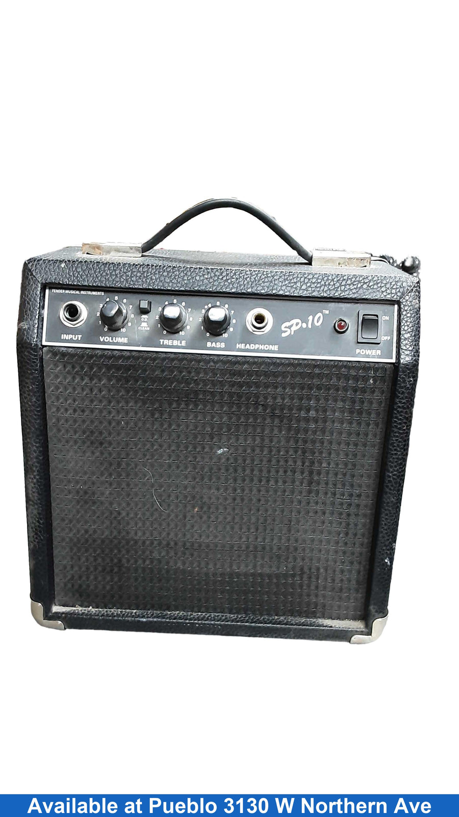 Fender Sp-10 Black Guitar Amplifier