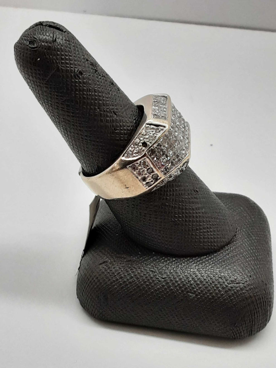 Men's Ring - White Gold 14k (.585) 13.2 grams Size 8