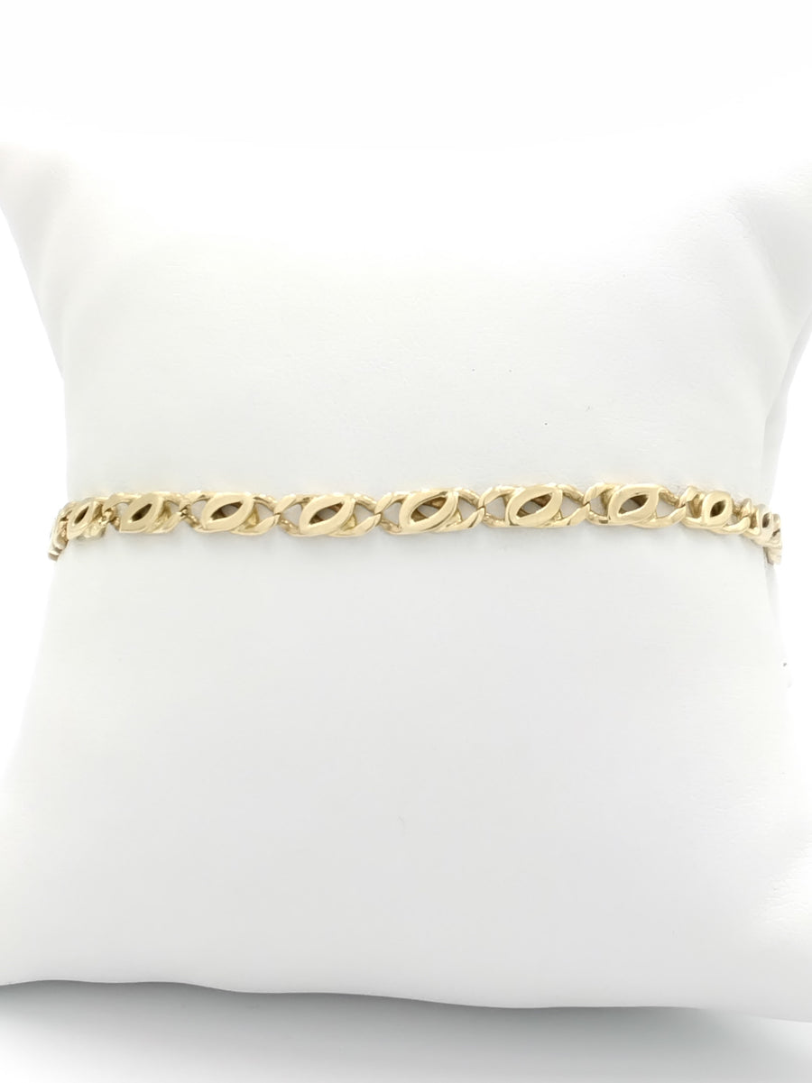 Gucci Bracelet - Yellow Gold 14k (.585) 9.7 grams 9 inch