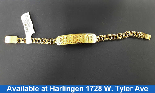 ID Bracelet - Yellow Gold 10k (.417) 9 grams 4 inch