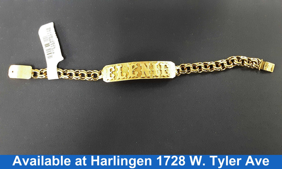 ID Bracelet - Yellow Gold 10k (.417) 9 grams 4 inch