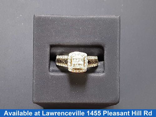 Ring - Engagement Set - White Gold 14k (.585) 4.7 grams Size 8