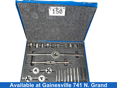 Greenfield 3310 Blue Tap & Die Set