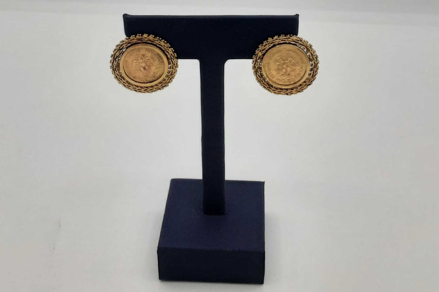 Earrings - Yellow Gold 14k (.585) 8.7 grams