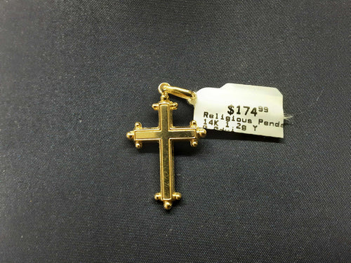 Religious Pendant - Yellow Gold 14k (.585) 1.2 grams