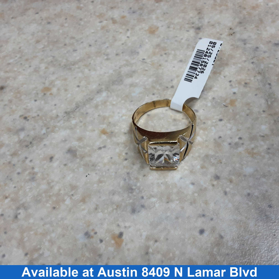 Men's Ring - Yellow Gold 14k (.585) 8 grams Size 11