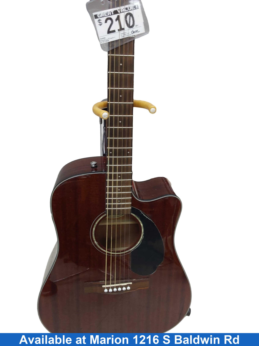 Fender Cd60sce Brown Acoustic / Electric Classic Guitar
