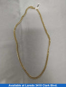 Cuban Link Chain - Yellow Gold 10k (.417) 23.8 grams 24 inch