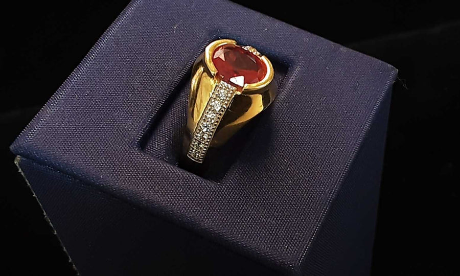 Women's Ring - Yellow Gold 14k (.585) 3.5 grams Size 5
