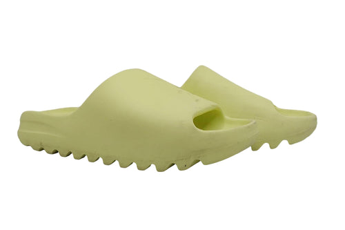 Adidas Green Glow Slides Green