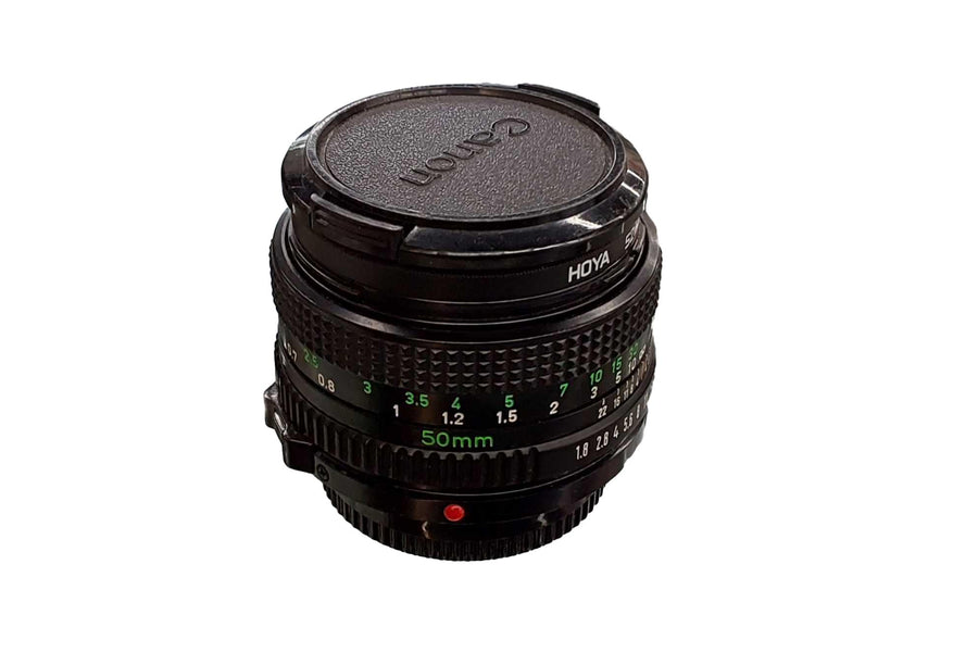 Canon Fd 50mm Black Photographic Lens
