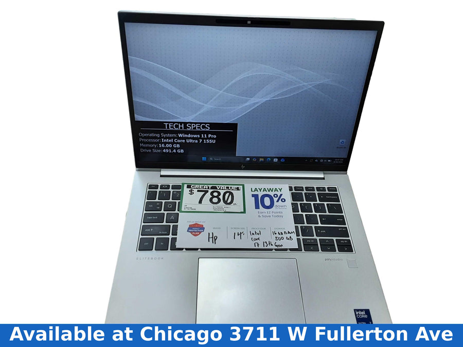 Hp Elitebook 840g11 Intel Core I7 - 13th Generation 16 Gb 500 Gb Gray Laptop