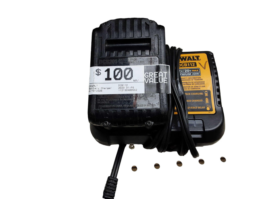 Dewalt Dcb112 Yellow Battery Charger