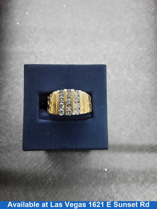 Men's Ring - Yellow Gold 10k (.417) 6 grams Size 7.5