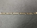 Figaro Bracelet - Yellow Gold 10k (.417) 9 grams 7 inch