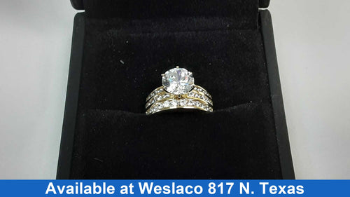 Women's Ring - Yellow Gold 14k (.585) 4.3 grams Size 6