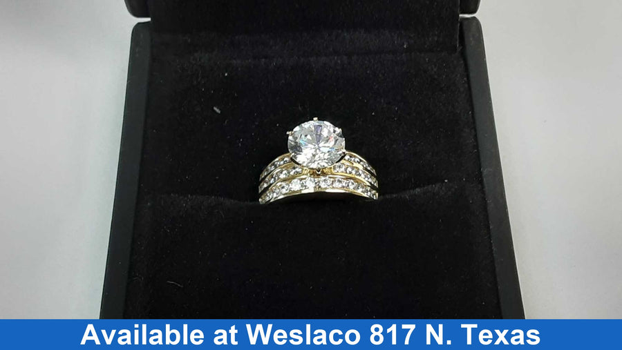 Women's Ring - Yellow Gold 14k (.585) 4.3 grams Size 6