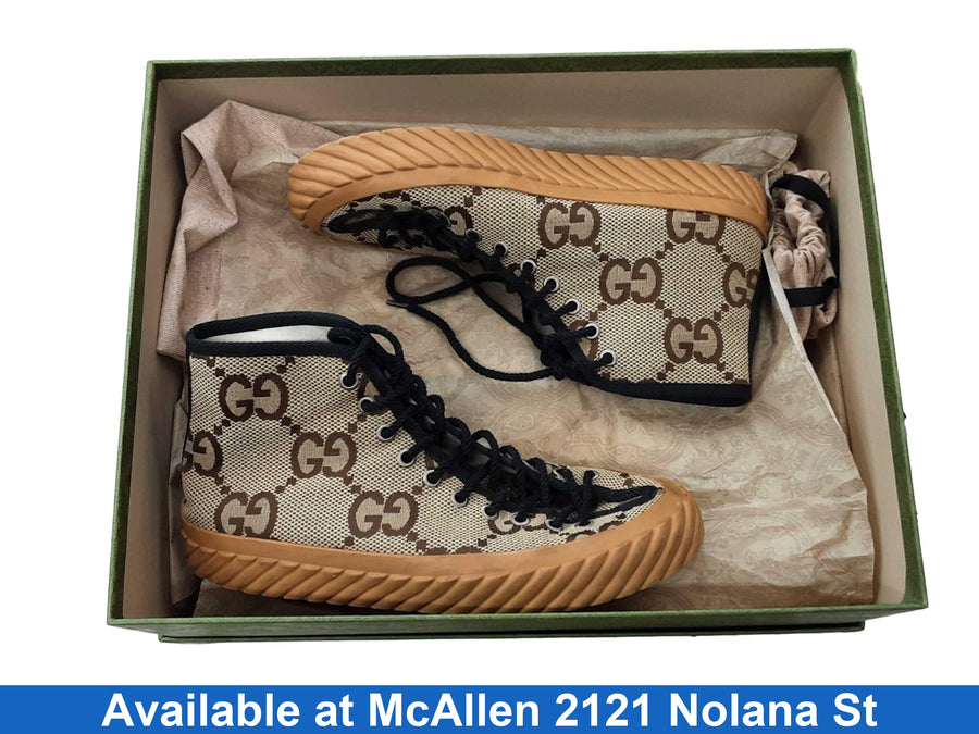 Gucci Maxi Gg Hightop Beige Beige / Tan