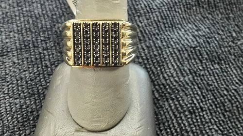 Men's Ring - Yellow Gold 10k (.417) 8.7 grams Size 10