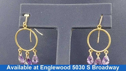 Hoop Earrings - Yellow Gold 14k (.585) 1.8 grams