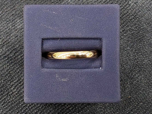 Ring - Wedding Band - Yellow Gold 10k (.417) 2.2 Grams Size 12