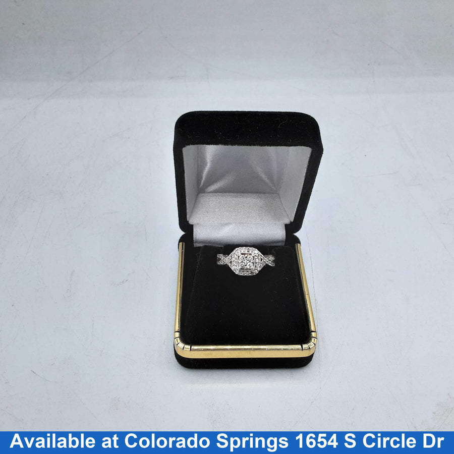 Women's Ring - White Gold 14k (.585) 4.1 grams Size 7