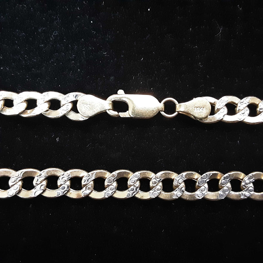 Cuban Link Chain - Yellow Gold 10k (.417) 16.8 grams 20 inch