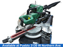 Masterforce Msm10db Green Corded Slide Saw