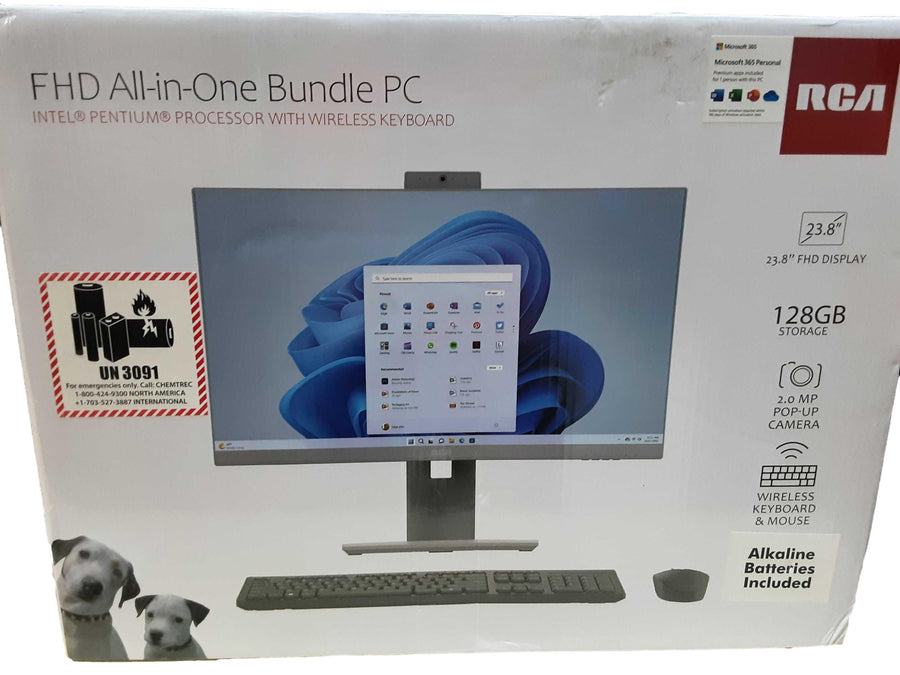 Rca Rwap42444 Intel Pentium 4 Gb 128 Gb Gray Desktop