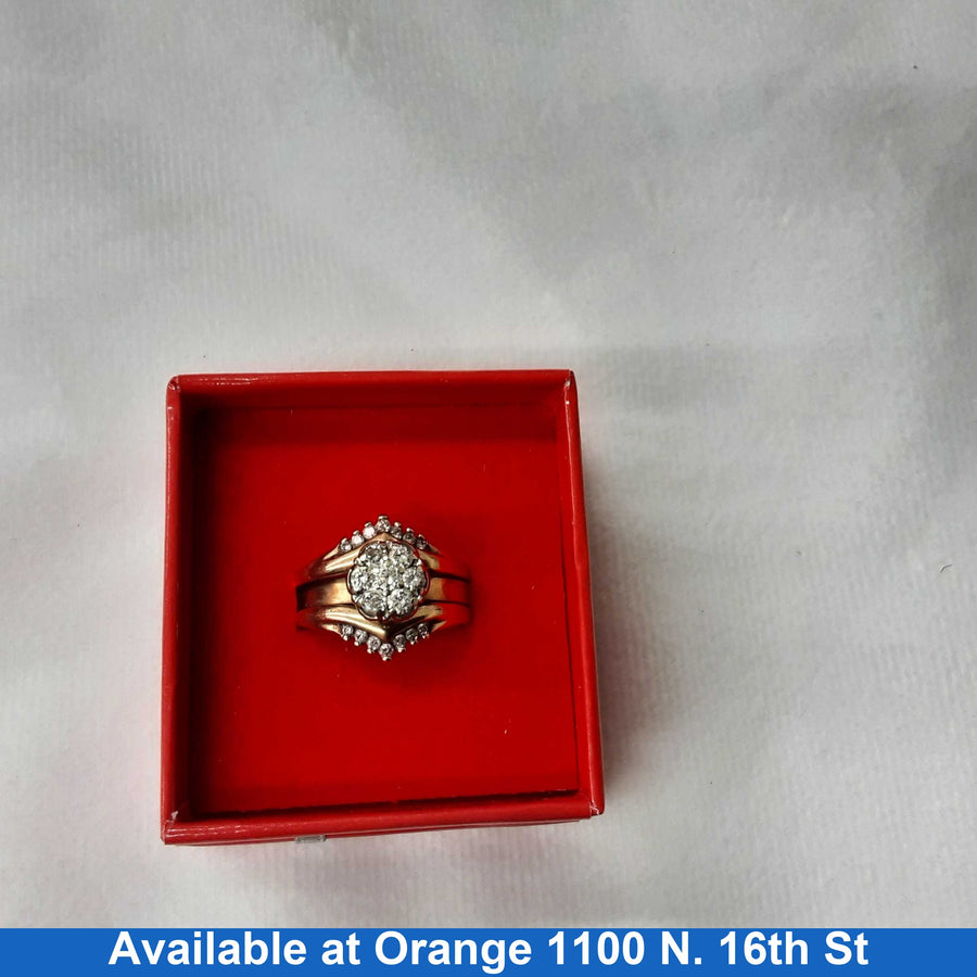Women's Ring - Yellow Gold 10k (.417) 7.5 grams Size 6.5