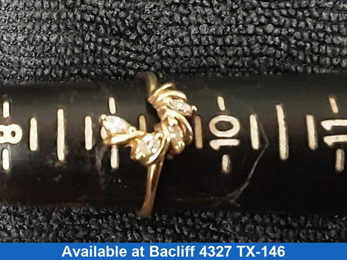 Women's Ring - Yellow Gold 14k (.585) 3.1 grams Size 8