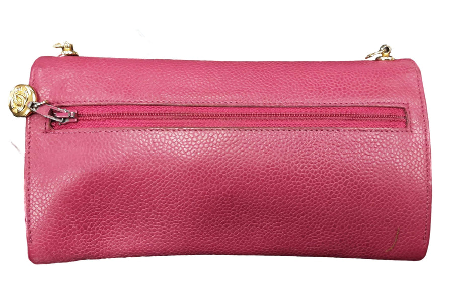Chanel Caviar Thime Pink Purse / Handbag