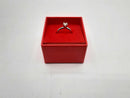 Women's Ring - Solitaire - White Gold 14k (.585) 1.9 grams Size 20