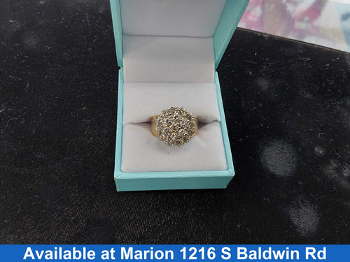 Women's Ring - Yellow Gold 14k (.585) 7.8 grams Size 7.5