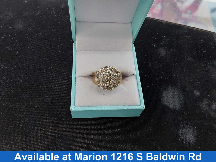 Women's Ring - Yellow Gold 14k (.585) 7.8 grams Size 7.5
