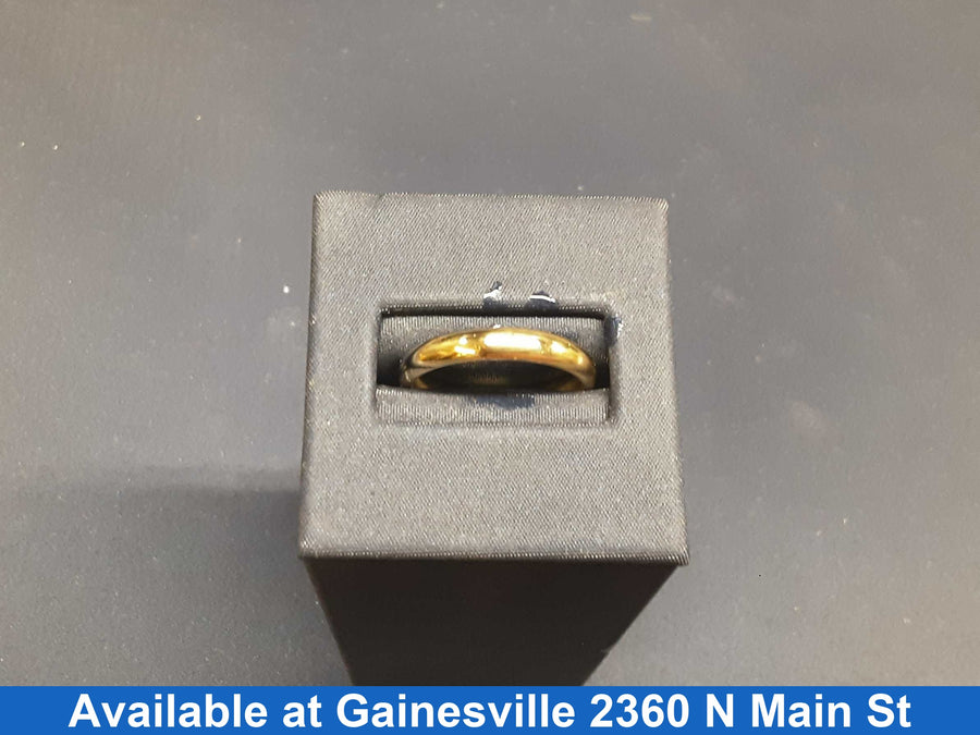 Ring - Wedding Band - Yellow Gold 14k (.585) 3.9 grams Size 9.5