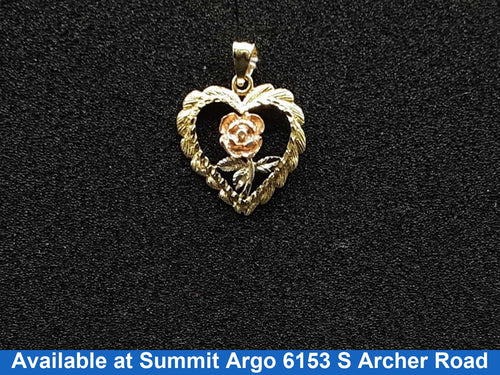 Symbol Pendant - Tricolor Gold 14k (.585) 2.7 grams