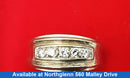 Men's Ring - White Gold 10k (.417) 7.8 grams Size 10