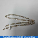 Figaro Chain - Yellow Gold 14k (.585) 17.6 grams 22 inch