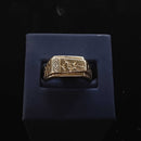 Men's Ring - Yellow Gold 10k (.417) 4.2 grams Size 10
