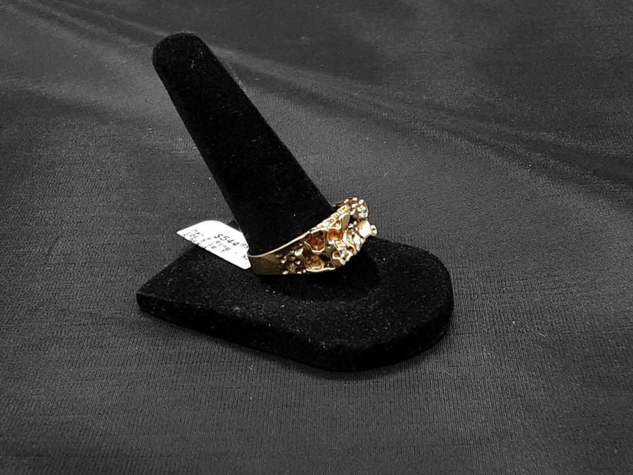 Men's Ring - Yellow Gold 10k (.417) 5.1 grams Size 8.5