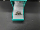 Ring - Engagement Set - White Gold 14k (.585) 10 grams Size 5.5
