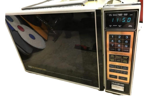 Montgomery Ward 1.5 Microwave Oven Brown Small Kitchen Appliance