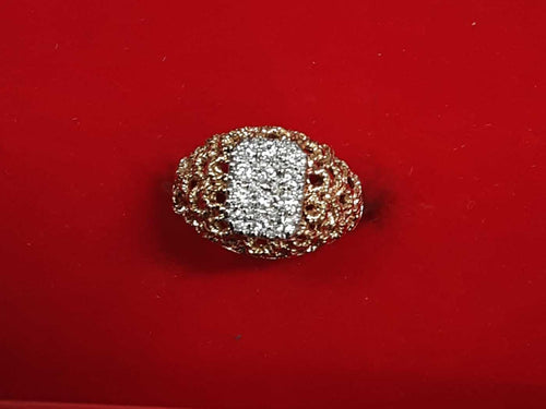 Women's Ring - Yellow Gold 14k (.585) 4.8 grams Size 5