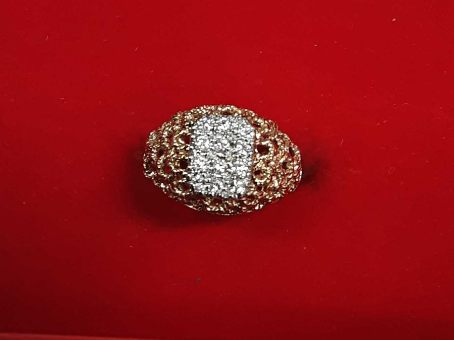 Women's Ring - Yellow Gold 14k (.585) 4.8 grams Size 5