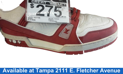 Louis Vuitton Trainer Sneaker Red