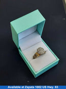 Women's Ring - Solitaire - Yellow Gold 10k (.417) 4 grams Size 9