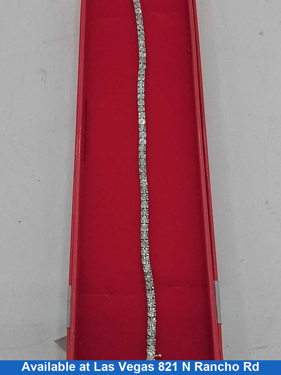 Tennis Bracelet - Yellow Gold 14k (.585) 8 grams 8 inch