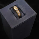 Ring - Wedding Band - Yellow Gold 14k (.585) 2.8 grams Size 5